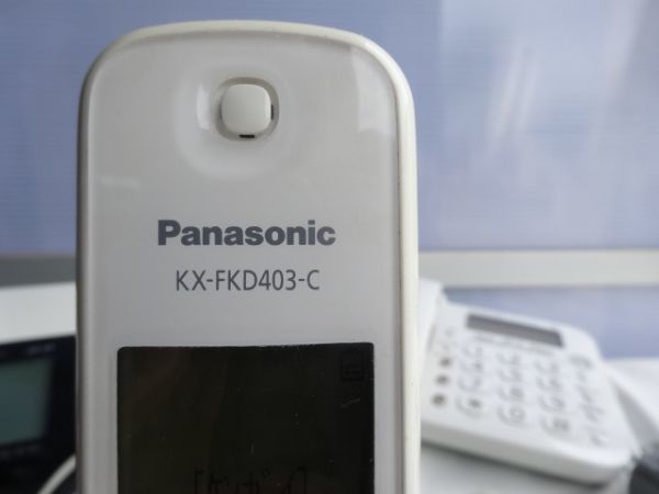 中古】パナソニック おたっくす デジタルコードレスFAX 子機1台