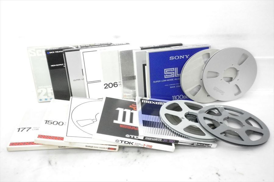 □未使用 maxell マクセル XLⅡ 35-180（N）2本セット オープンリール