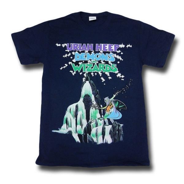  Uriah Heep ユーライアヒープ Demons & Wizards Tシャツ M(Tシャツ)｜売買されたオークション情報、yahooの商品情報をアーカイブ公開 - オークファン Tシャツ