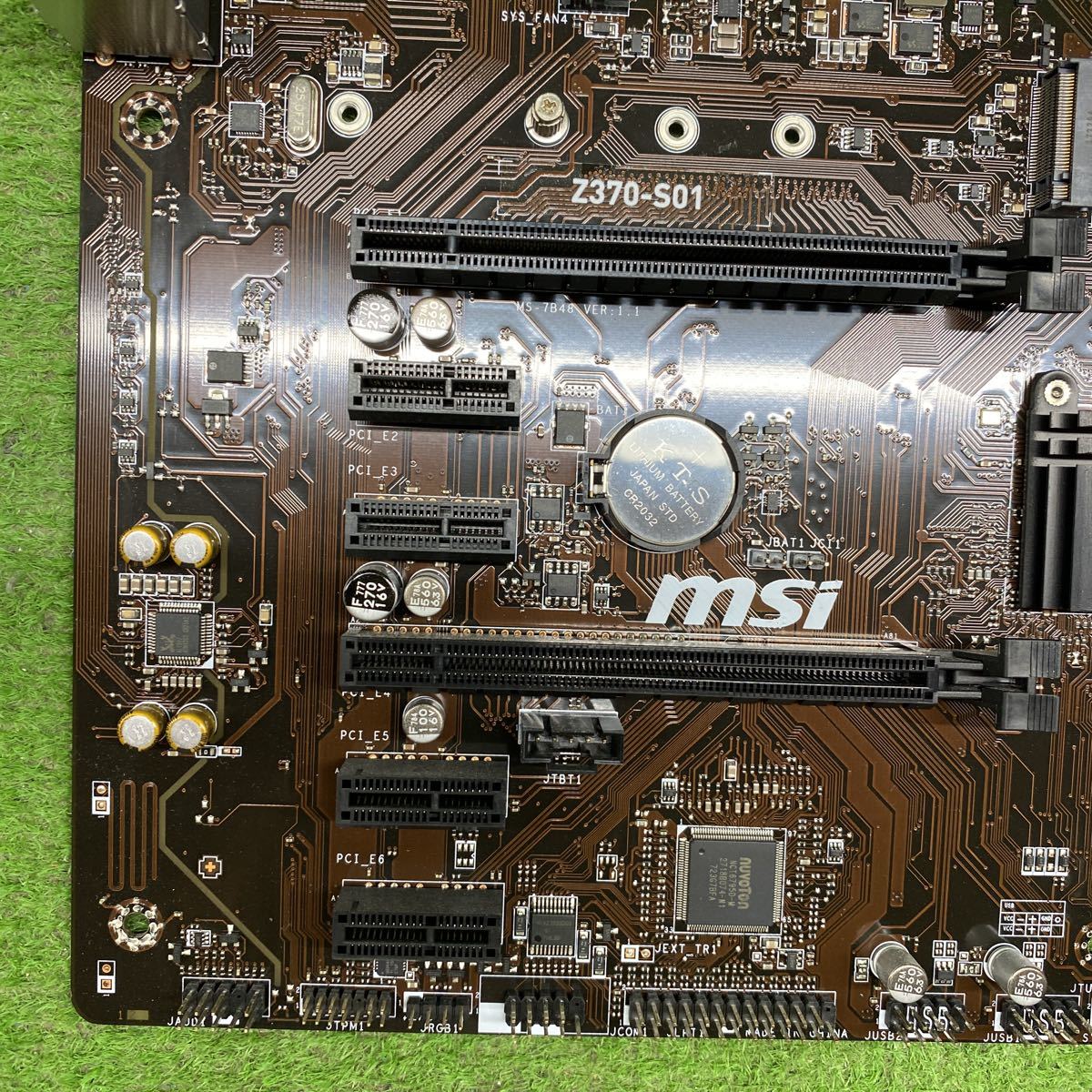 MY-774 激安 マザーボード msi Z370-S01 LGA1151 BIOS立ち上がり確認
