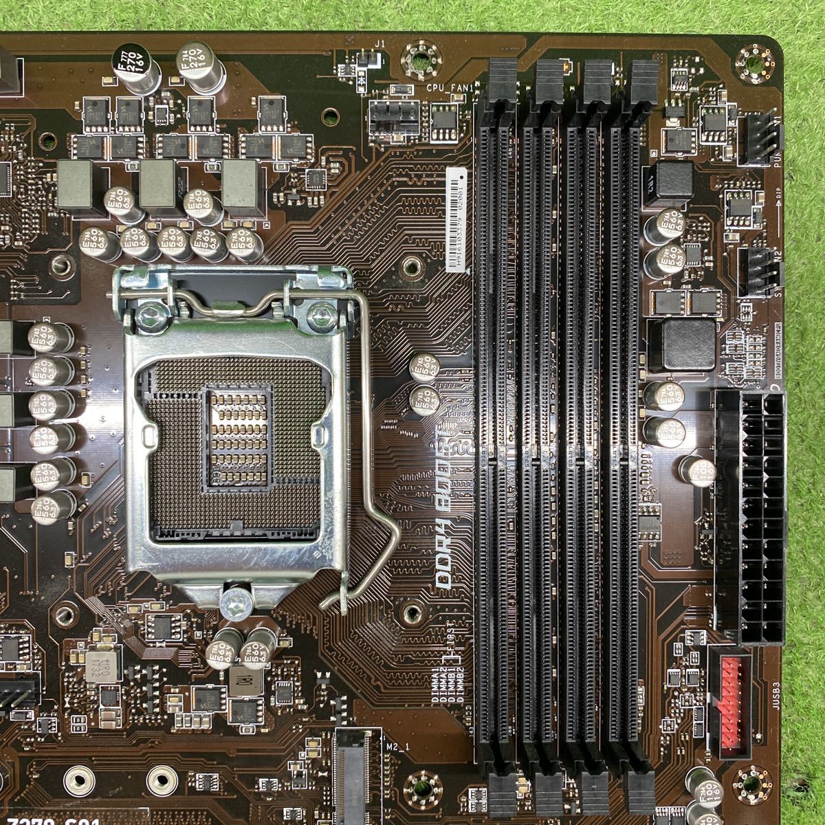 MY-774 激安 マザーボード msi Z370-S01 LGA1151 BIOS立ち上がり確認