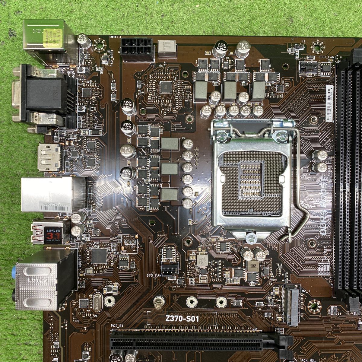 MY-774 激安 マザーボード msi Z370-S01 LGA1151 BIOS立ち上がり確認