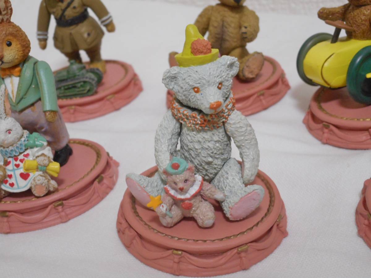 即決 海洋堂 アンティーク テディベア フィギュア コレクション 13種・34個