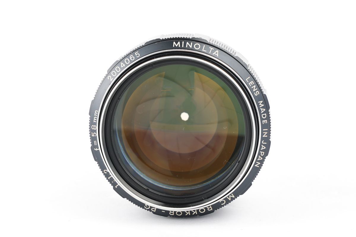 08809cmrk MINOLTA MC ROKKOR-PG 58mm F1.2 単焦点 標準 大口径レンズ
