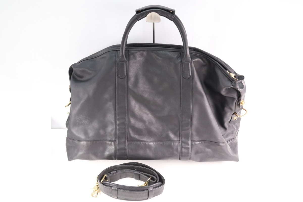 COACH コーチ レザーボストンバック 2WAYショルダーストラップ付 