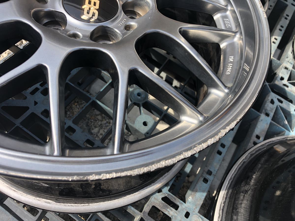 RG-R 17インチ BBS bbs 鍛造BBS タイヤ付 114.3⁄5H 8J+40 -