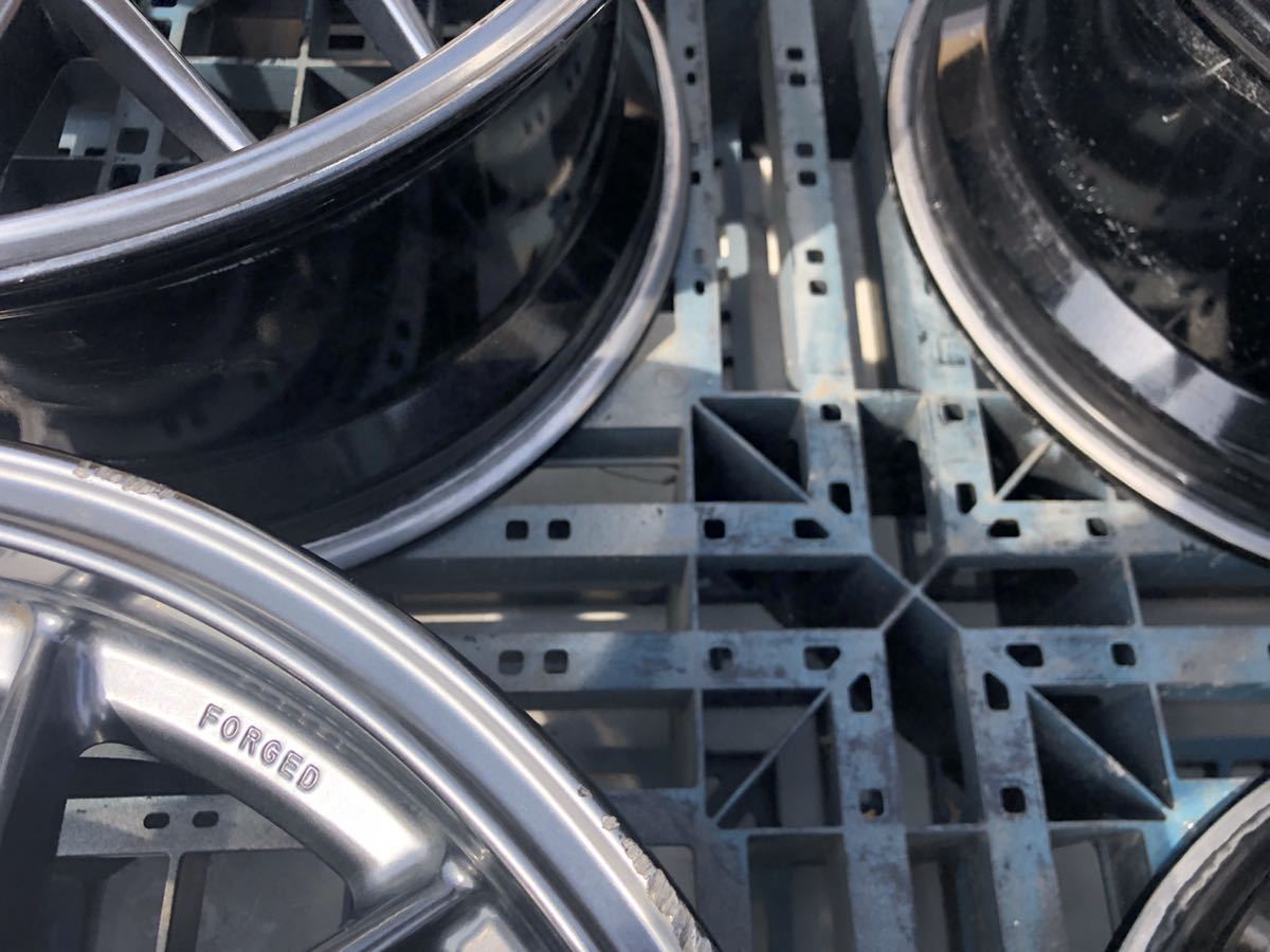 RG-R 17インチ BBS bbs 鍛造BBS タイヤ付 114.3⁄5H 8J+40 -