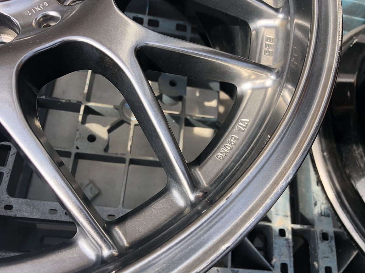 RG-R 17インチ BBS bbs 鍛造BBS タイヤ付 114.3⁄5H 8J+40 -