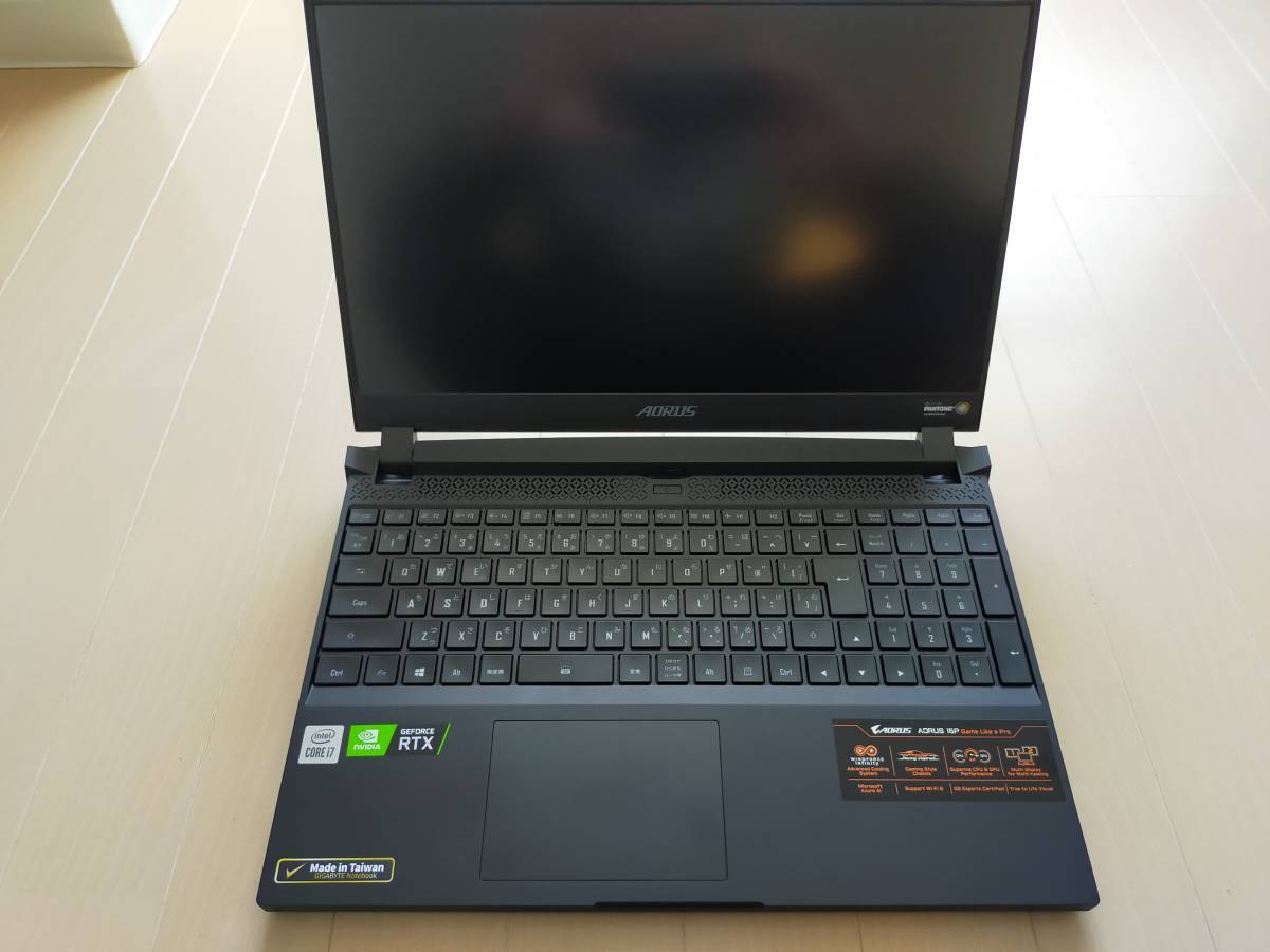 美品 GIGABYTE AORUS 15P XC 8JP 2430SH ゲーミングノート Azure AI