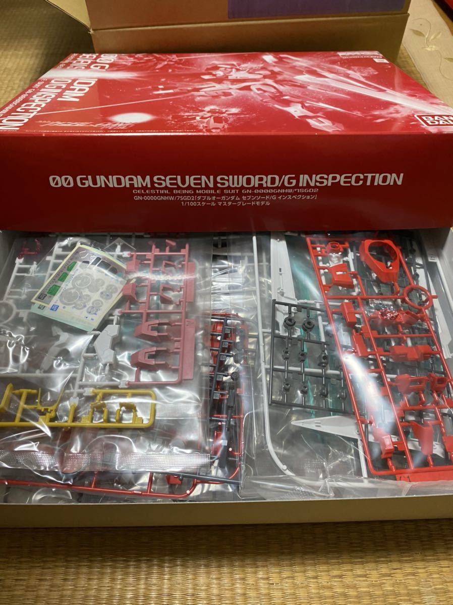 未組立 プレミアムバンダイ MG ダブルオーガンダム セブンソード G 