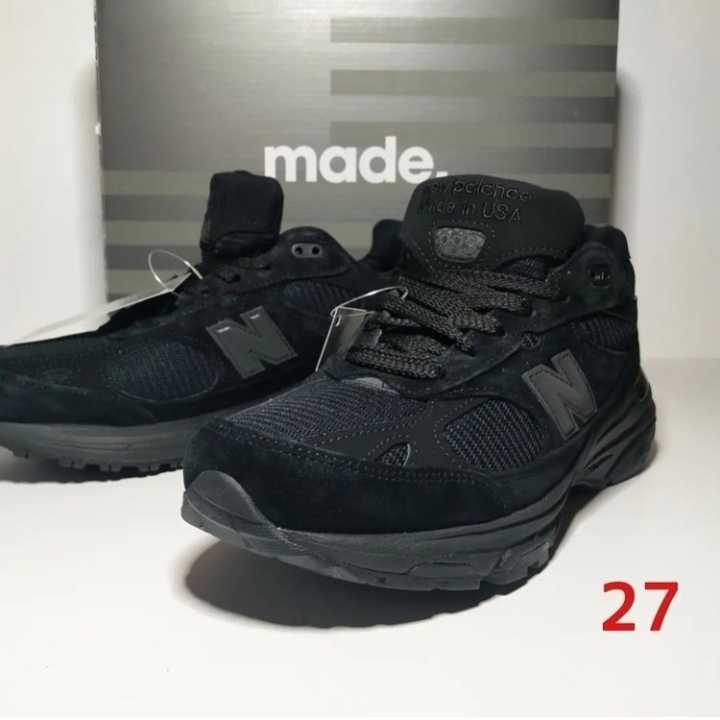 新品 US9 27cm MR993TB D ブラック ニューバランス NewBalance 靴  