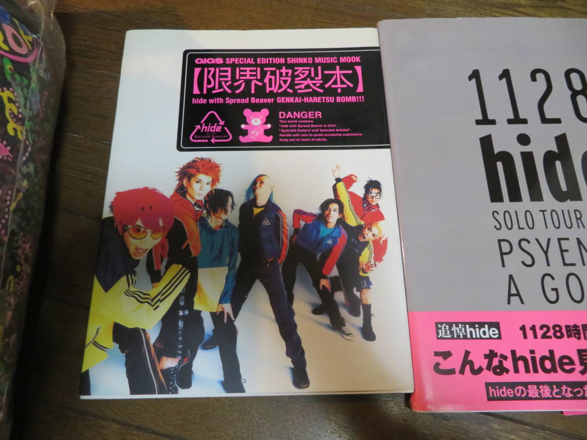 262 hide 限界破裂本/1128 hide SOLO TOUR 1996/ヒデ クッションまとめ 