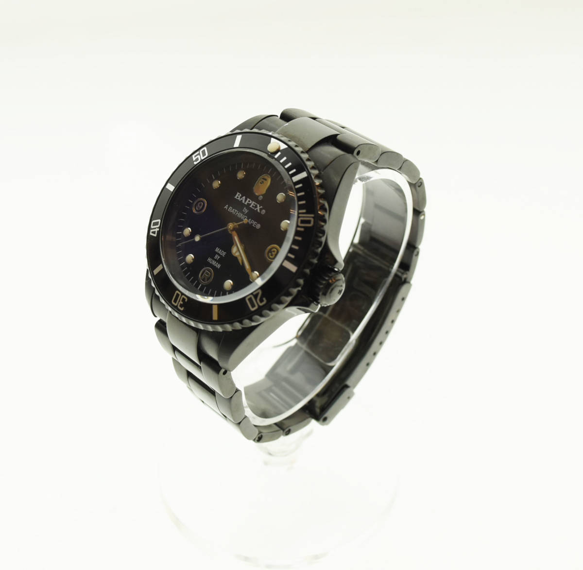 ☆ A BATHING APE アベイシングエイプ BAPEX 自動巻き 腕時計 2660-MGD 