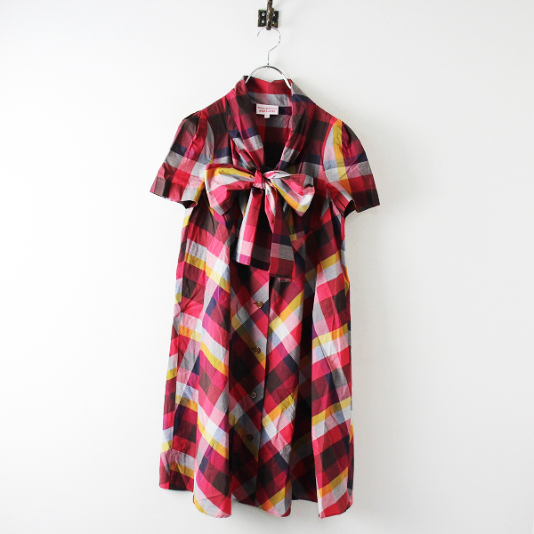Vivienne Westwood RED LABEL チェック柄ワンピース 近年 Vivienne Westwood RED LABEL ヴィヴィアンウエストウッド レッド