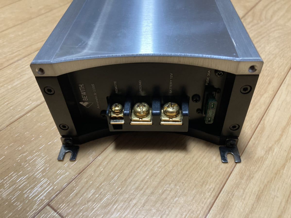 BEWITH Accurate A-110S アンプ Accurate A-110S BEWITH Magnesium 2台セット・元箱付BEWITH ビーウィズ、マグネシウム合金筐体のパワーアンプ「Accurate