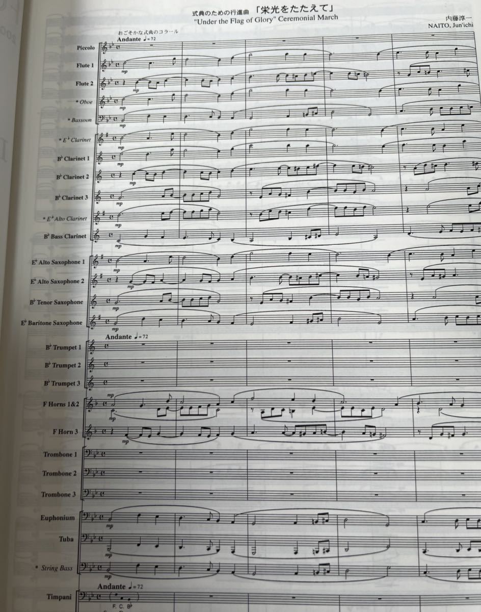 絶版 01年吹奏楽コンクール課題曲フルスコア集 吹奏楽曲 売買されたオークション情報 Yahooの商品情報をアーカイブ公開 オークファン Aucfan Com