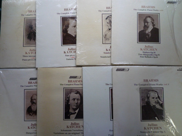 【人気セール，正規品】 B50-14 英LONDON盤バラ8LP ブラームス/ピアノ ソロ作品全集VOL.1-8 カッチェン(器楽)｜売買されたオークション情報、yahooの商品情報をアーカイブ公開 - オークファン 器楽