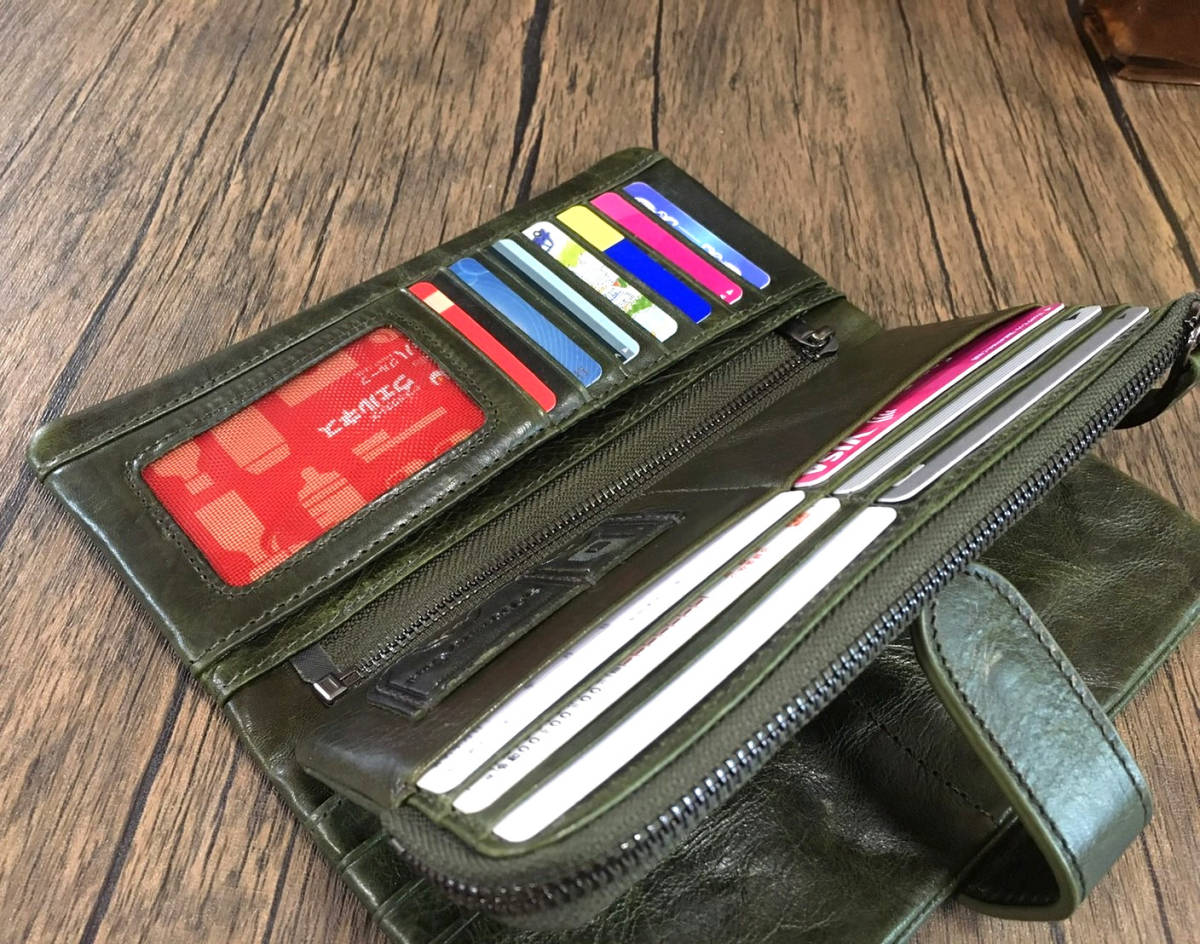  三つ折財布 金運アップ 本革 多機能 メンズ レディース 大容量 ブランド グリーン 緑 カードケース 小銭入れ 風水(二つ折り財布（小銭入れあり）)｜売買されたオークション情報、yahooの商品 二つ折り財布（小銭入れあり）