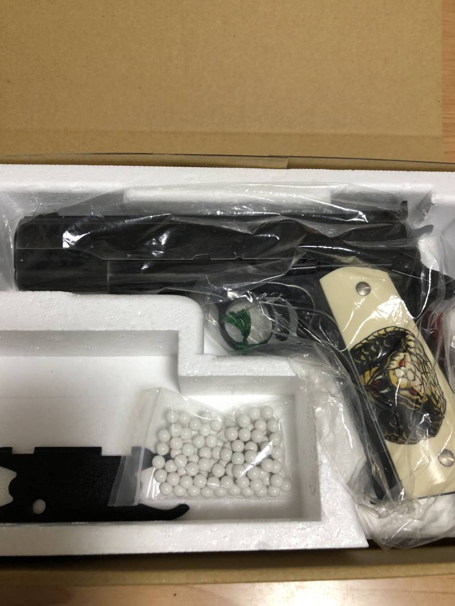 WA ガスガン　コルト　コブラ　カスタム　リアルスチールver SCW3 ガス漏れ無し WA コブラカスタム コルト 新品同様品 Yahoo 1月下旬