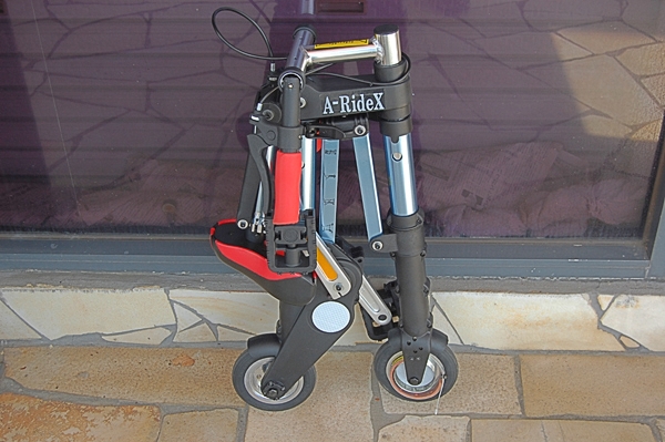 A-RideX 　折りたたみ自転車 ☆8インチ折り畳み自転車 A-RideX【中古・キャリーバッグ付】(16インチ