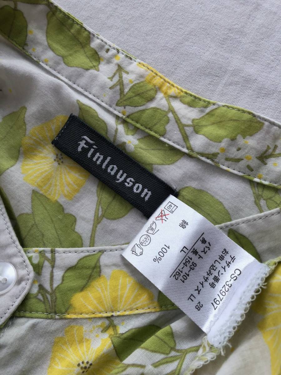 フィンレイソン Finlayson フェリシモ 花柄バンドカラーシャツワンピース 北欧 Xlサイズ以上 売買されたオークション情報 Yahooの商品情報をアーカイブ公開 オークファン Aucfan Com