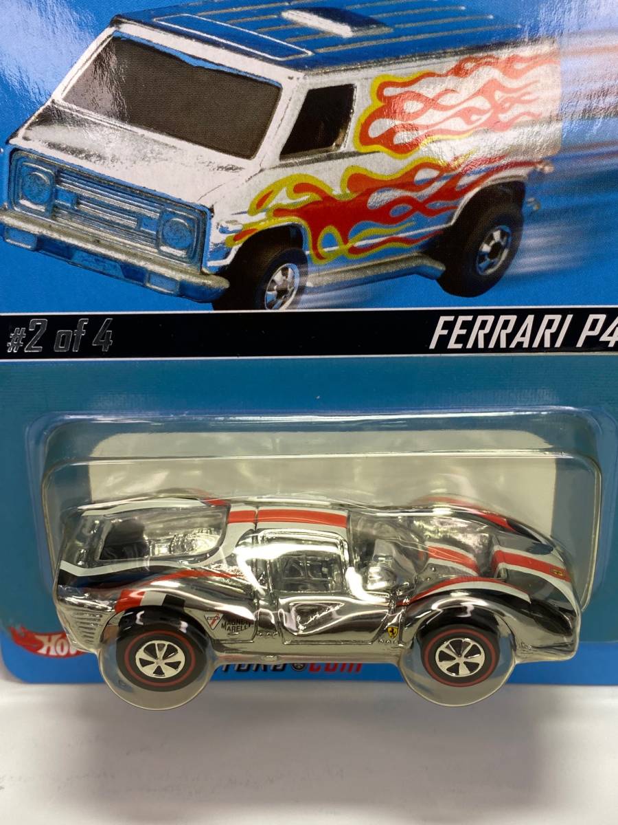 HOT WHEELS FERRARI P4 SUPER CHROMES #2 of 4 フェラーリ P4 クローム 