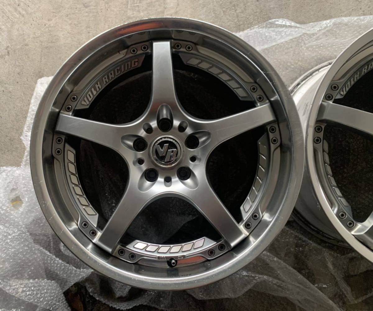 レイズ ボルクレーシング SFチャレンジ 19インチ 9.5J +48 114.3 5H 2 