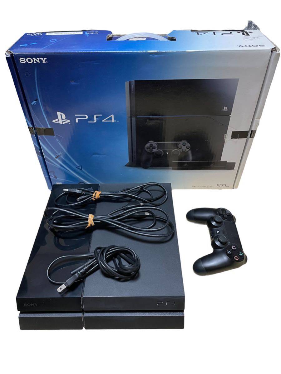 【新作登場，大得価】 CUH-1000A PlayStation 4 500GB ブラック 黒 /ワイヤレスコントローラー CUH-ZCT1J /PS4/プレステ4 本体/現状品(PS4本体)｜売買されたオークション情報、yahooの商品情報をアーカイブ公開 - オークファン PS4本体