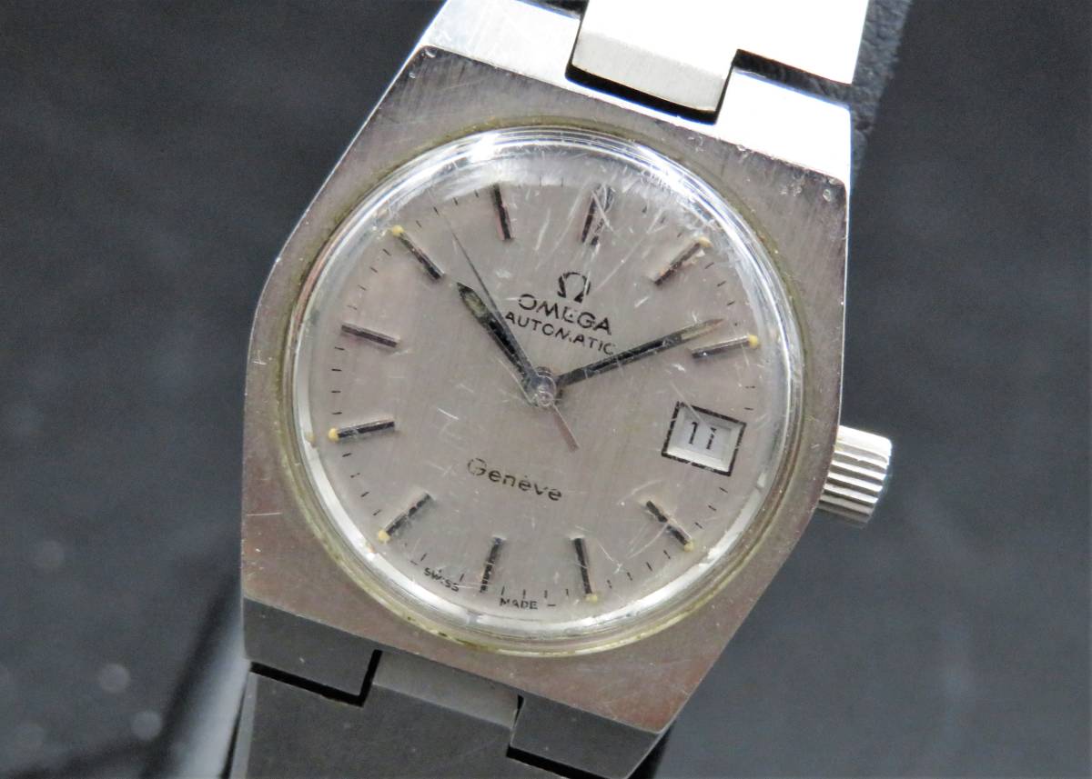 1円～! 稼動品☆正規品 OMEGA オメガ ジュネーブ 純正ブレス 5913/190 