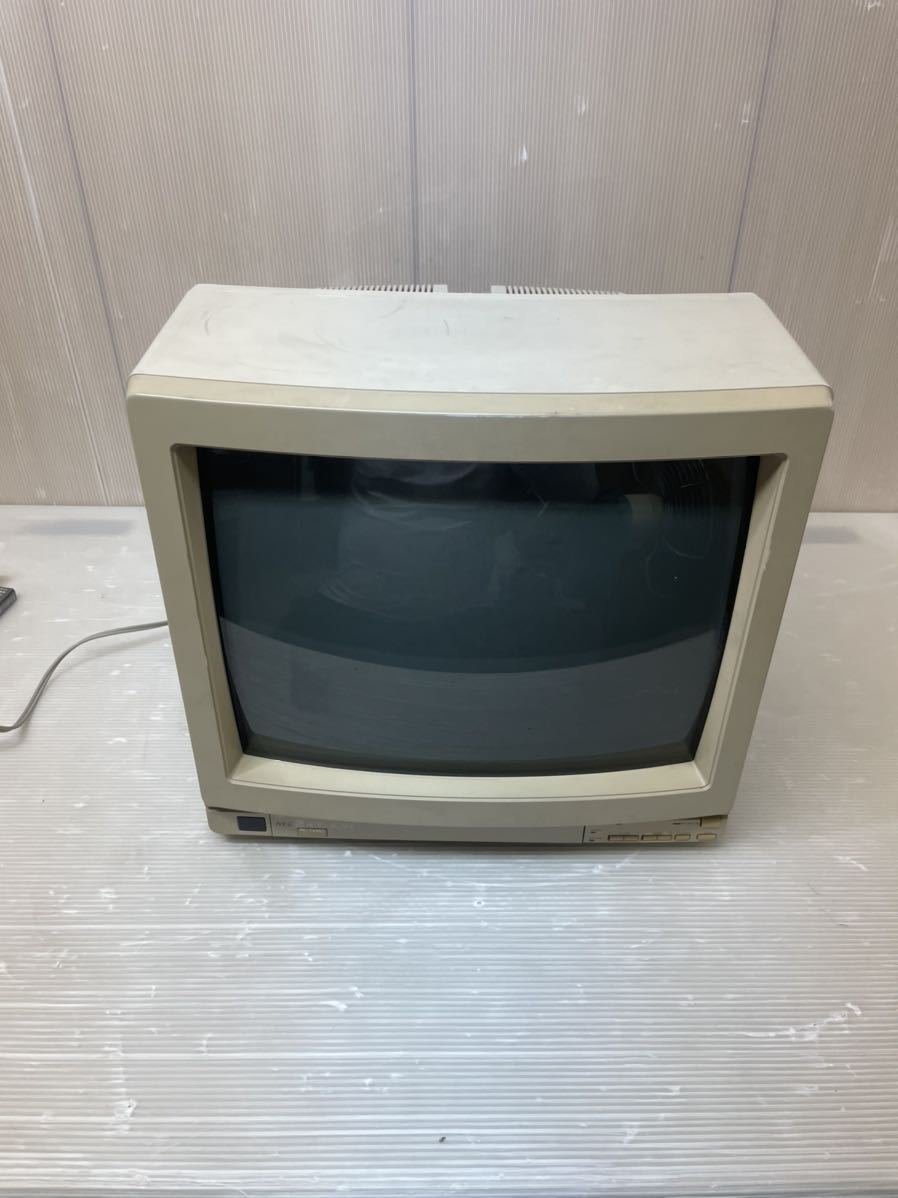 NEC ブラウン管テレビ CT-254 レトロ 小型 ダイヤル式 ジャンク 2026年
