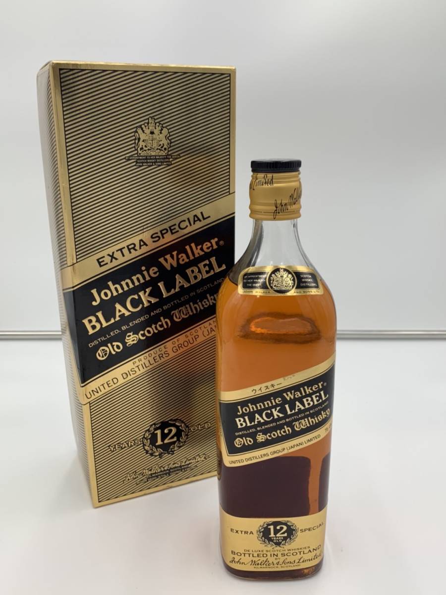 o78N 未開栓 johnnie Walker BLACK LABEL EXTRA SPECIAL 12YEARS OLD