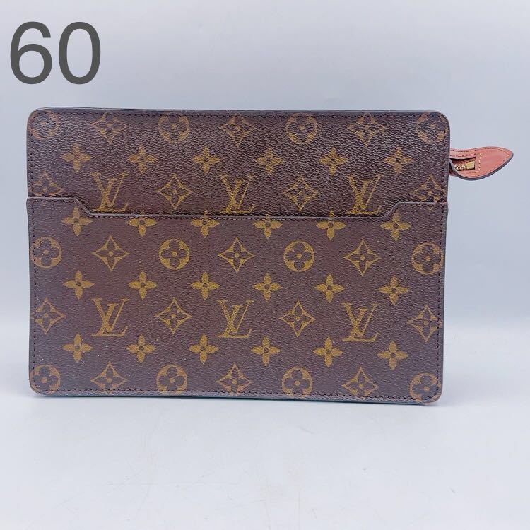 難有　ルイヴィトンセカンド C④44 LOUIS VUITTON ルイヴィトン モノグラム オム クラッチ セカンド