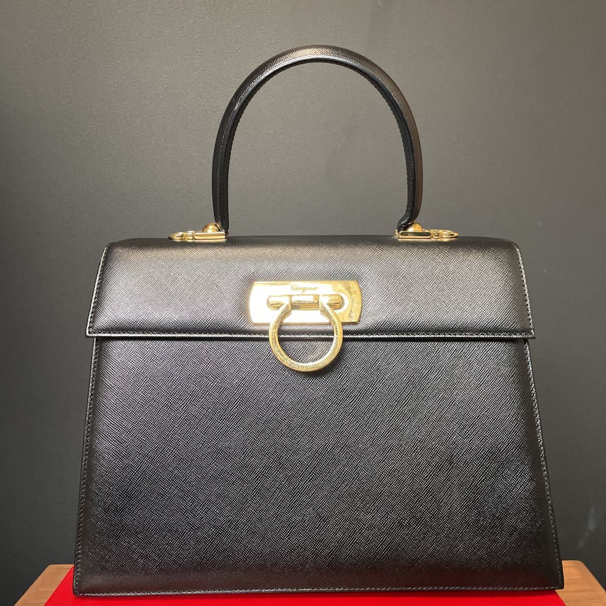 美品】Salvatore Ferragamo サルヴァトーレフェラガモ ガンチーニ 2way  