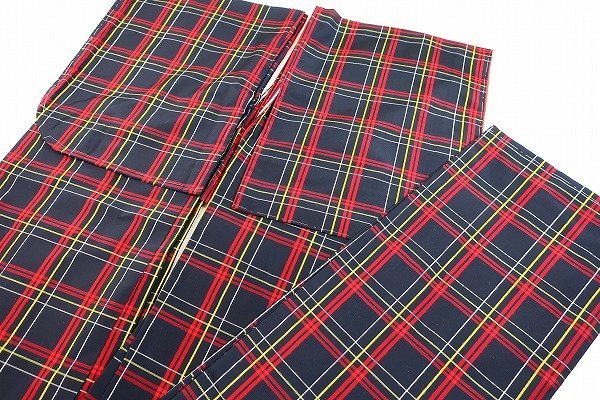 【着物フィ】1円　大島紬　アンサンブル　6セット　まとめて 全て着用可　正絹　袷　仕立て上がり　お洒落　10553