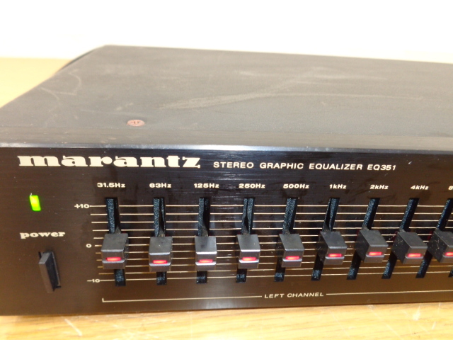 ★marantz 　マランツ　EQ351　グラフィック・イコライザー　動作品★ グラフィックイコライザー マランツ Marantz オーディオ機器 EQ580F 2006年製