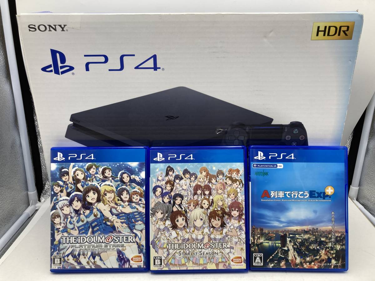超激得，100%新品 03088 1円 PS4 本体 CUH-2100A 500GB コントローラー欠品 + ソフト3本セット アイマス/A列車 行こう 完動 品(PS4本体)｜売買されたオークション情報、yahooの商品情報をアーカイブ公開 - オークファン PS4本体