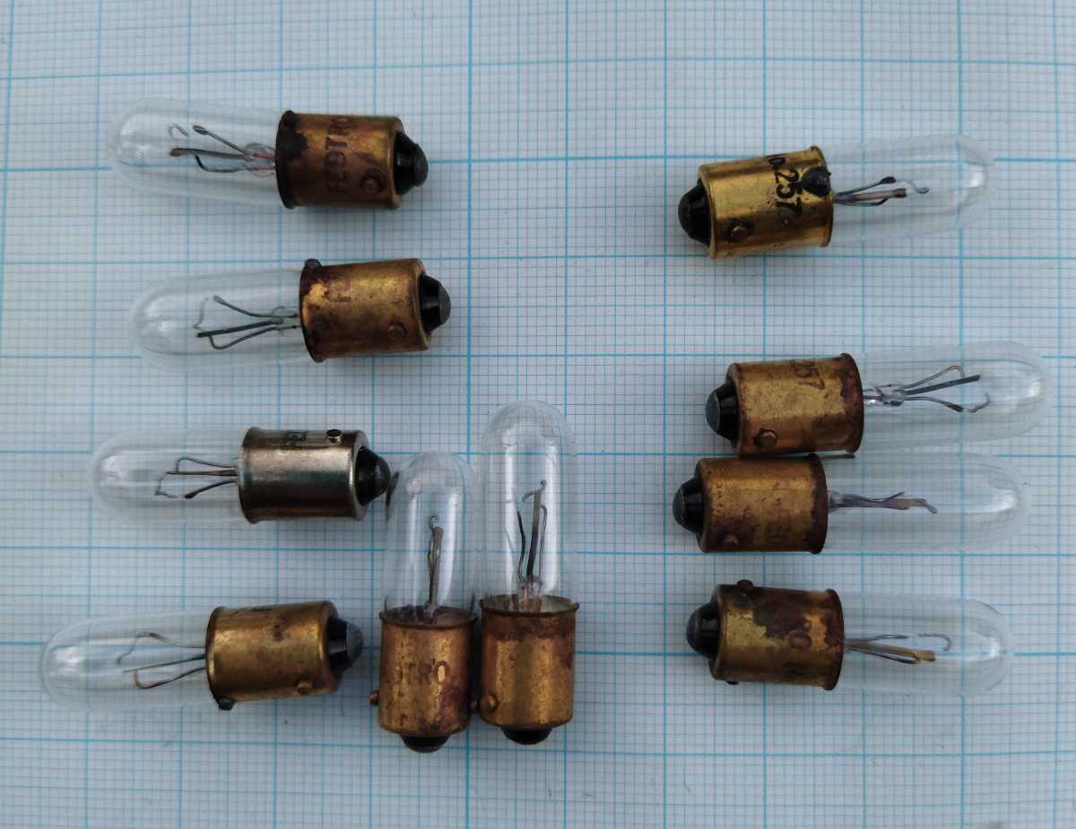 【長期保管・通電確認】FEDTRO製 12V バイメタル電球 BA9S口金 10球セット_3