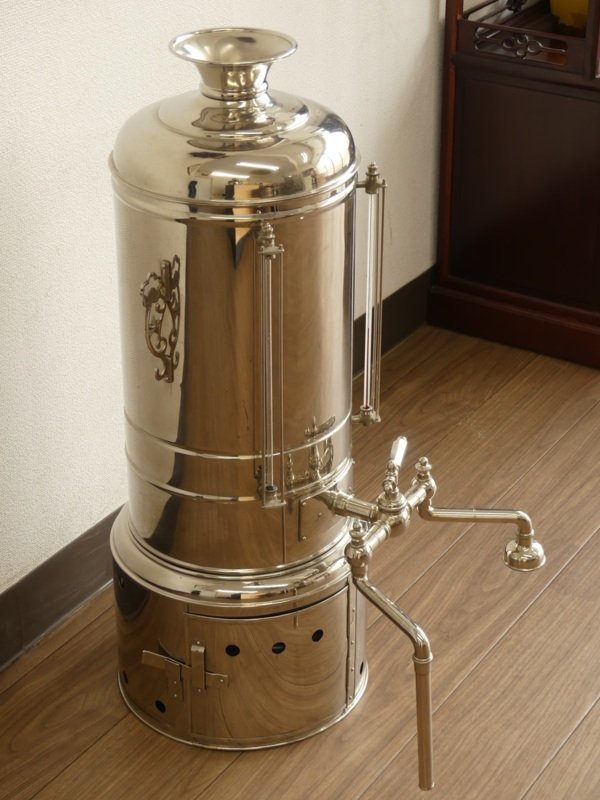 デッドストック級 超美品 昭和レトロ 理髪店 KTK 貯湯式 湯沸し器 温水 