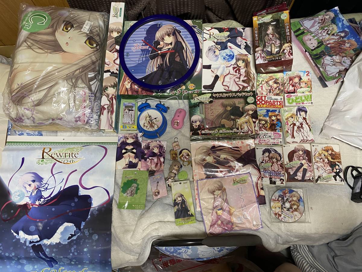 Rewrite 千里朱音中心グッズセット フィギュア タペストリー 