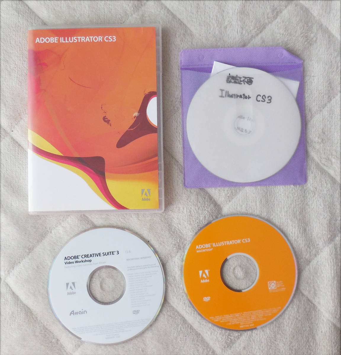 認証不要 正規品 Adobe Illustrator Cs3 Mac 日本語版 イラストレーター Cs3 ペイント フォトレタッチ 売買されたオークション情報 Yahooの商品情報をアーカイブ公開 オークファン Aucfan Com