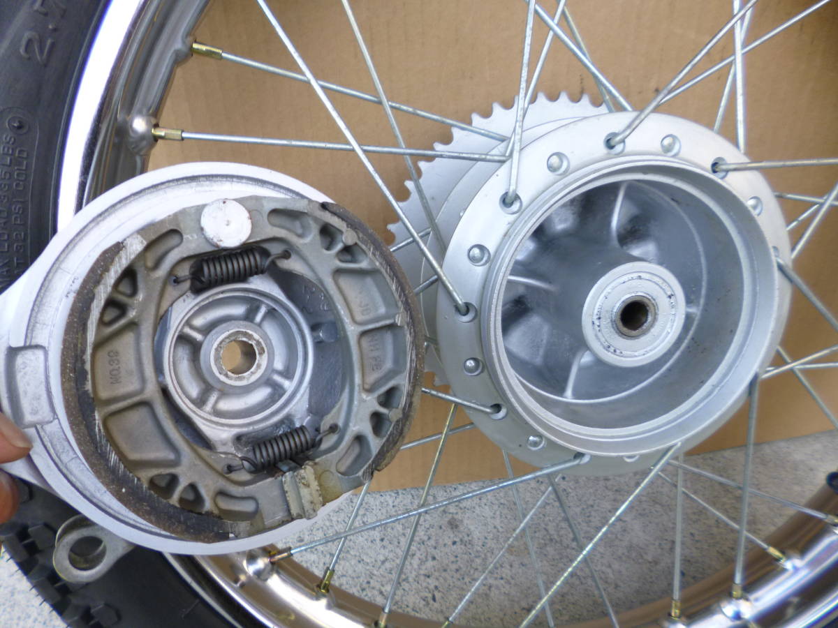 TL50 バイアルス　リアホイールAssy　純正当時物　17インチ TL50 2026年最新Yahoo!オークション ホンダ 安いバイク 売約済みTL125 Yahoo