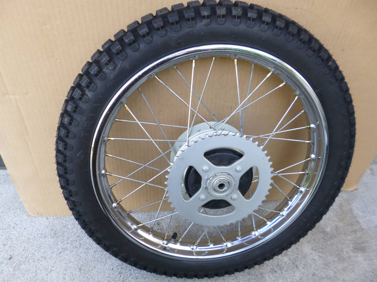 TL50 バイアルス　リアホイールAssy　純正当時物　17インチ TL50 2026年最新Yahoo!オークション ホンダ 安いバイク 売約済みTL125 Yahoo