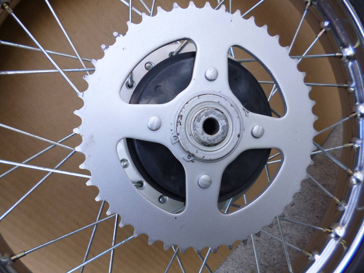 TL50 バイアルス　リアホイールAssy　純正当時物　17インチ TL50 2026年最新Yahoo!オークション ホンダ 安いバイク 売約済みTL125 Yahoo