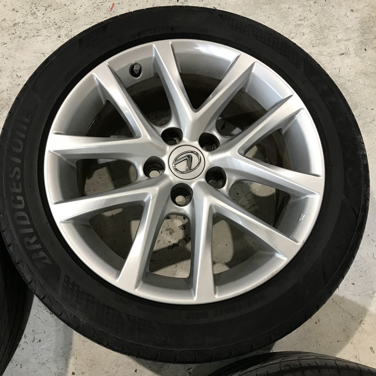 レクサス☆IS250☆純正タイヤホイールセット☆17インチ☆225/45R17.245 