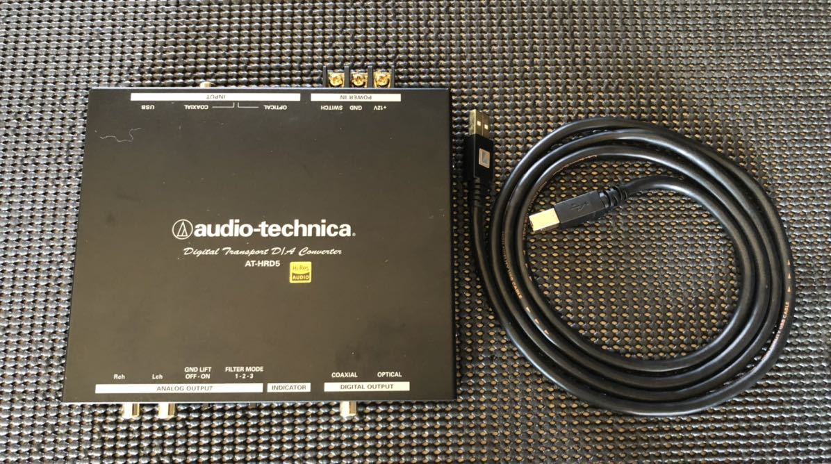 新品，格安 オーディオテクニカ デジタル D/Aコンバーター トランスポート ハイレゾ audio-technica AT-HRD5 LUXMAN JPU-150 USBケーブル 1.5m 付(その他)｜売買されたオークション情報、yahooの商品情報をアーカイブ その他