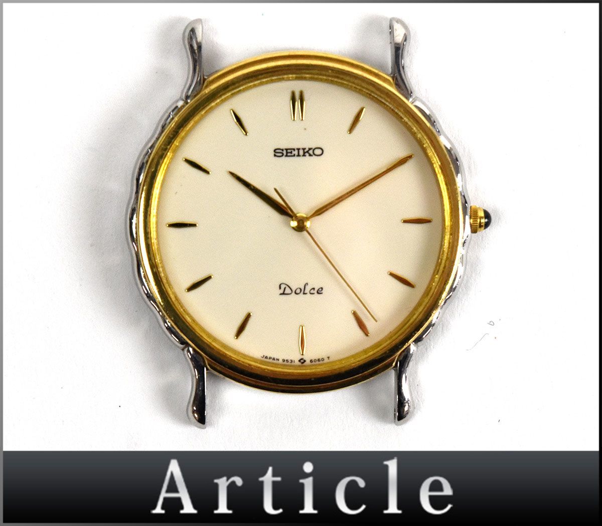セイコー ドルチェ 公式通販 腕時計 8N41-6060 DOLCE SEIKO 動作未確認 