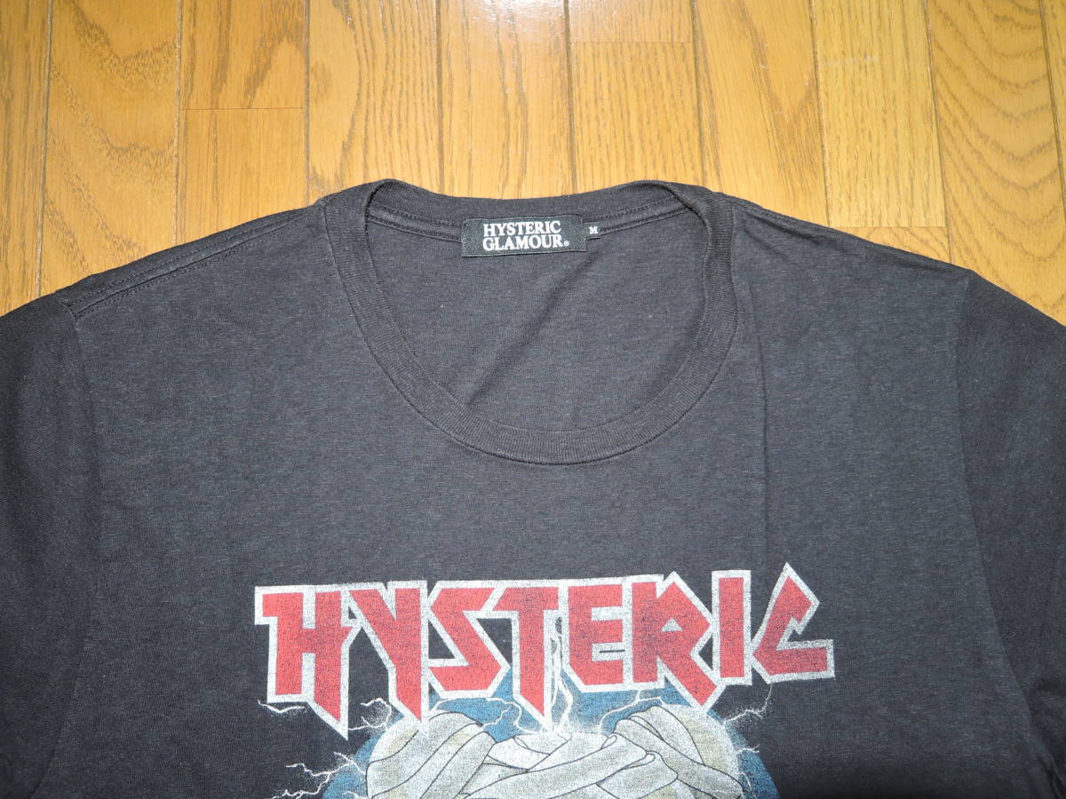 HYSTERIC GLAMOUR ヒステリックグラマー ファックベア Tシャツ M 黒