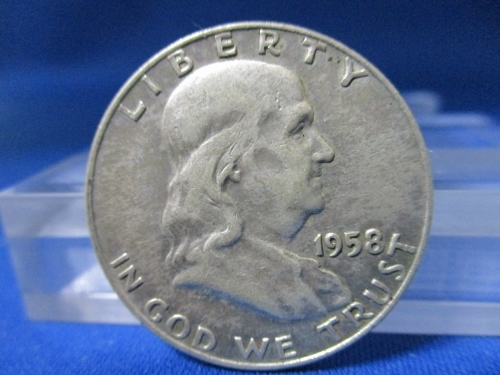 極美品☆アメリカ50セント銀貨☆フランクリン・リバティ・ハーフダラー