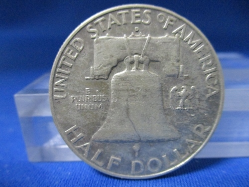 極美品☆アメリカ50セント銀貨☆フランクリン・リバティ・ハーフダラー