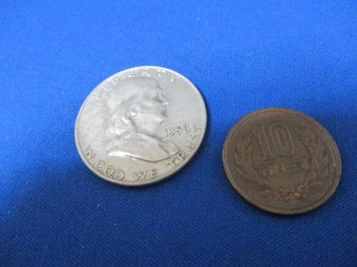 極美品☆アメリカ50セント銀貨☆フランクリン・リバティ・ハーフダラー